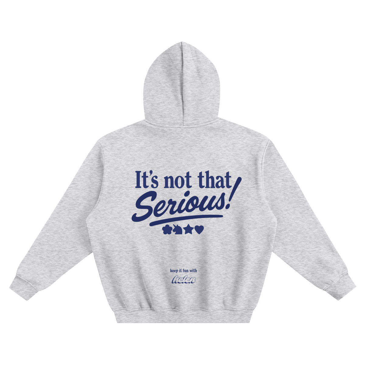 Business in the Front, Helen in the Back Boxy Hoodie