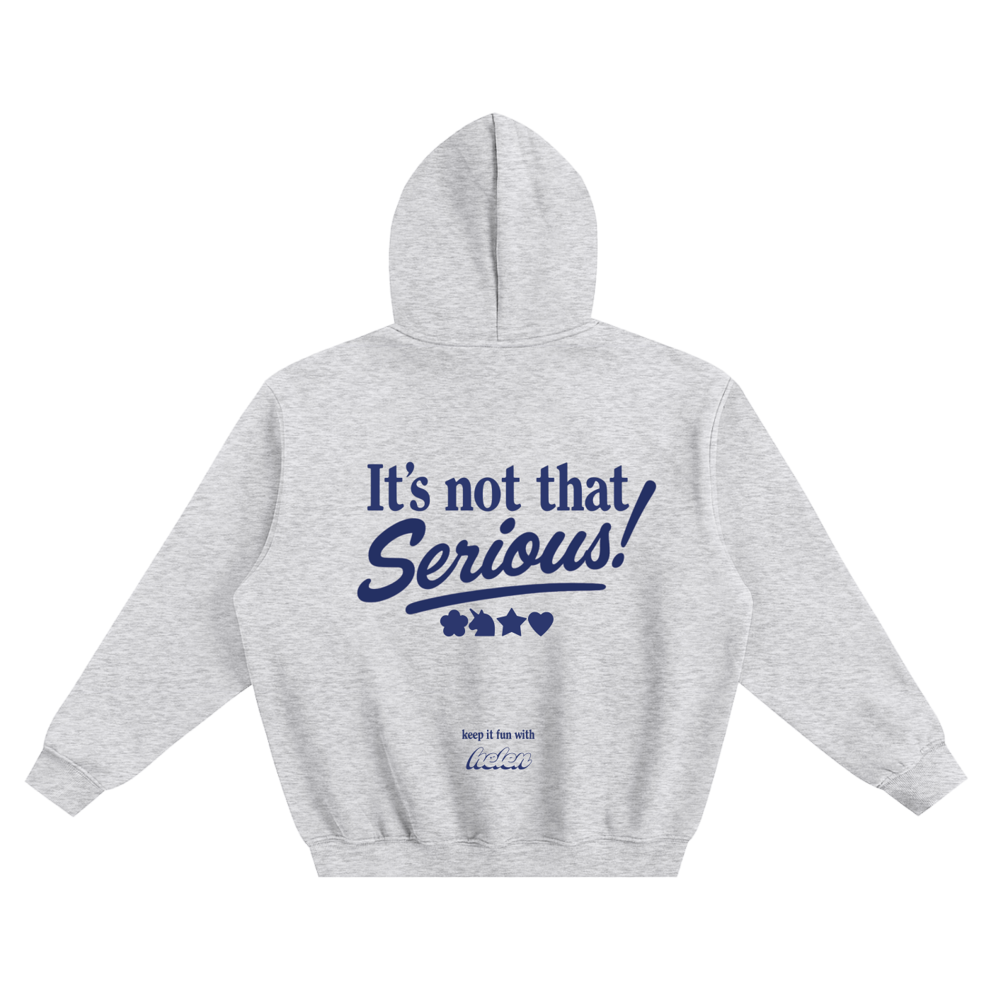 Business in the Front, Helen in the Back Boxy Hoodie